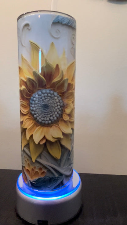 3D Sunflowers Tumblers