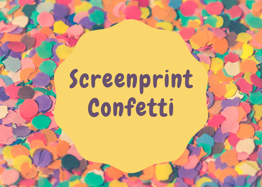 Screen Print Confetti Designs