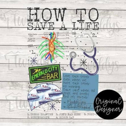 How to Save a Life Shirt
