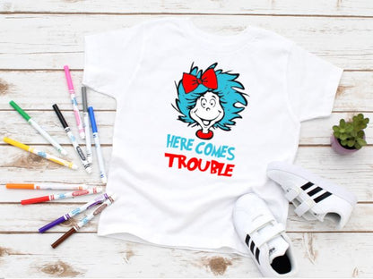 Here Comes Trouble Girl Shirt
