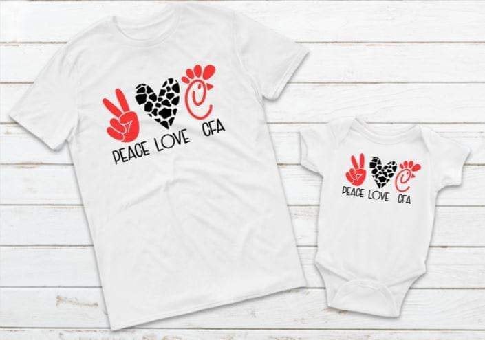 Peace Love Chick-Fil-A Shirt