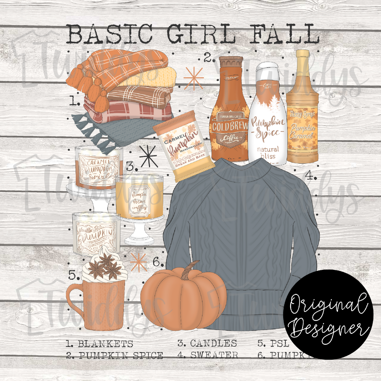 Basic Fall Girl Shirt