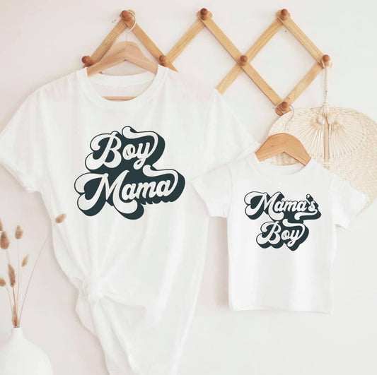 Boy Mama & Mam's Boy Retro Shirt
