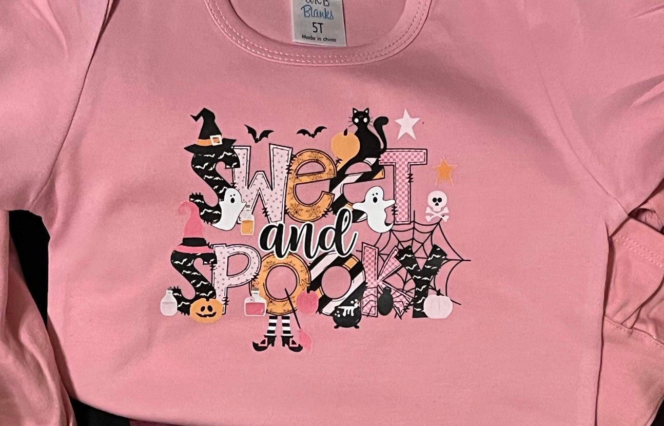 Girl Spooky Font Shirt