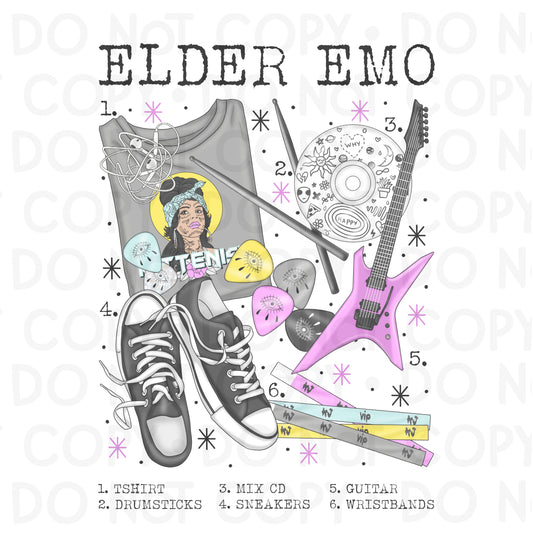 Elder Emo Converse Sublimation Shirt