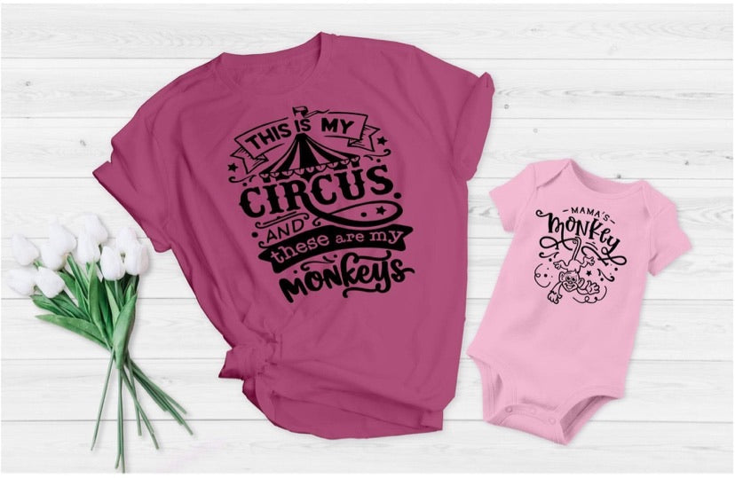 This is My Circus and These are My Monkeys & Mama's Monkey Mommy & Me