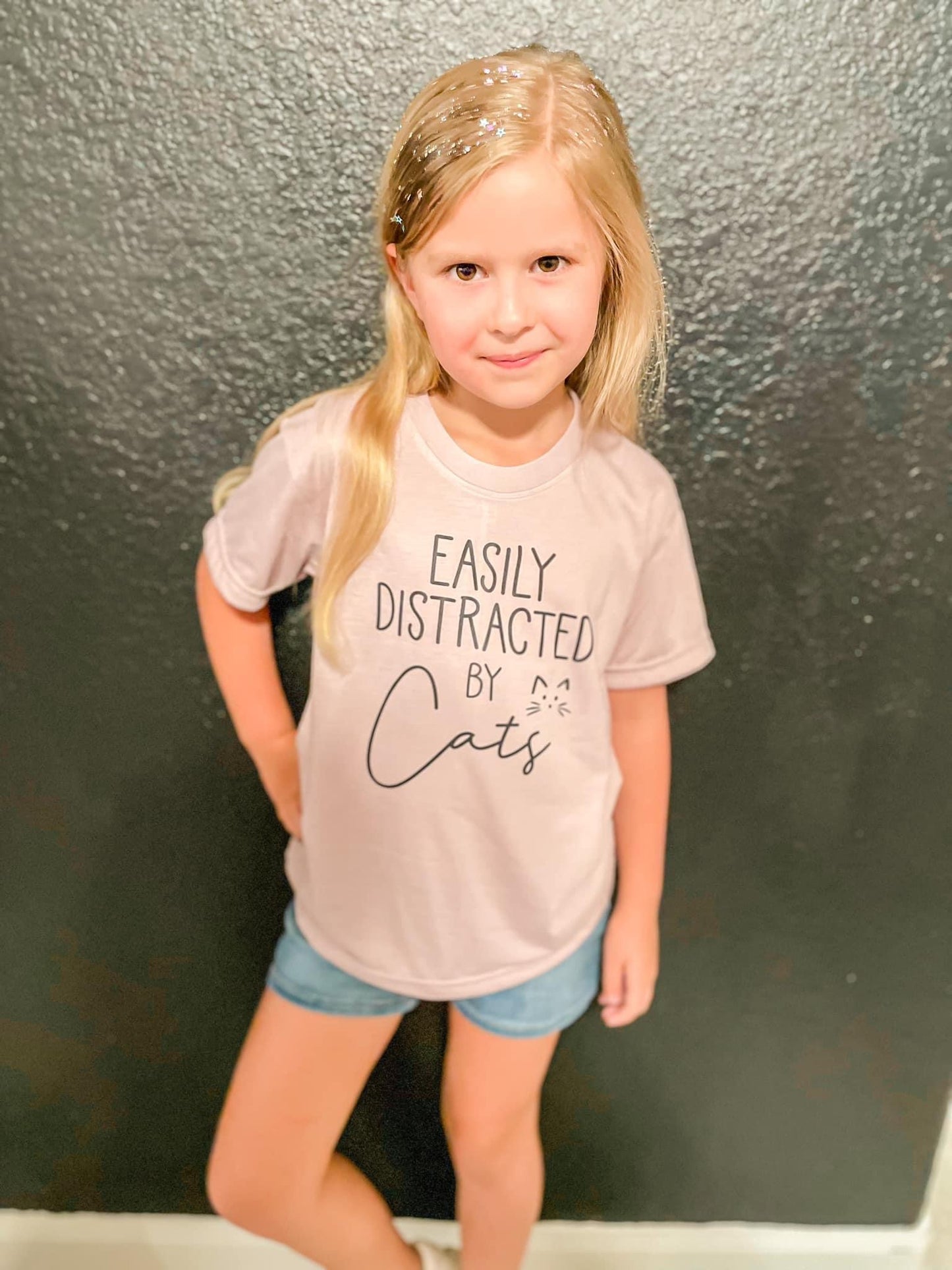 Easily Distracted by Cats Sublimation Shirt