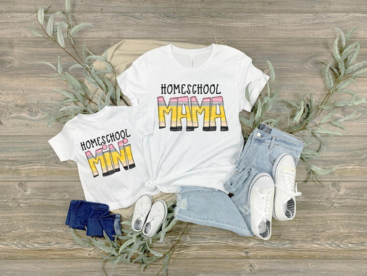 Homeschool Mama & Mini Shirt