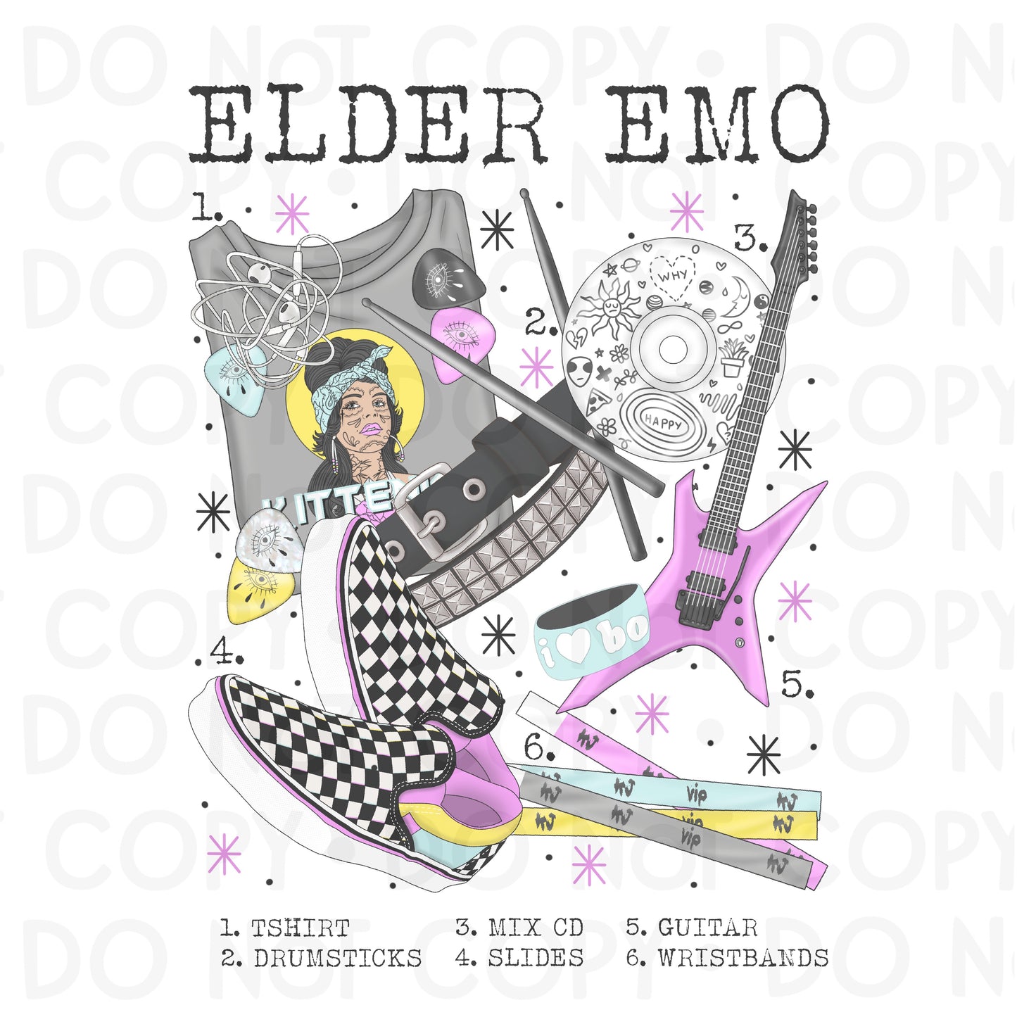 Elder Emo Vans Sublimation Shirt