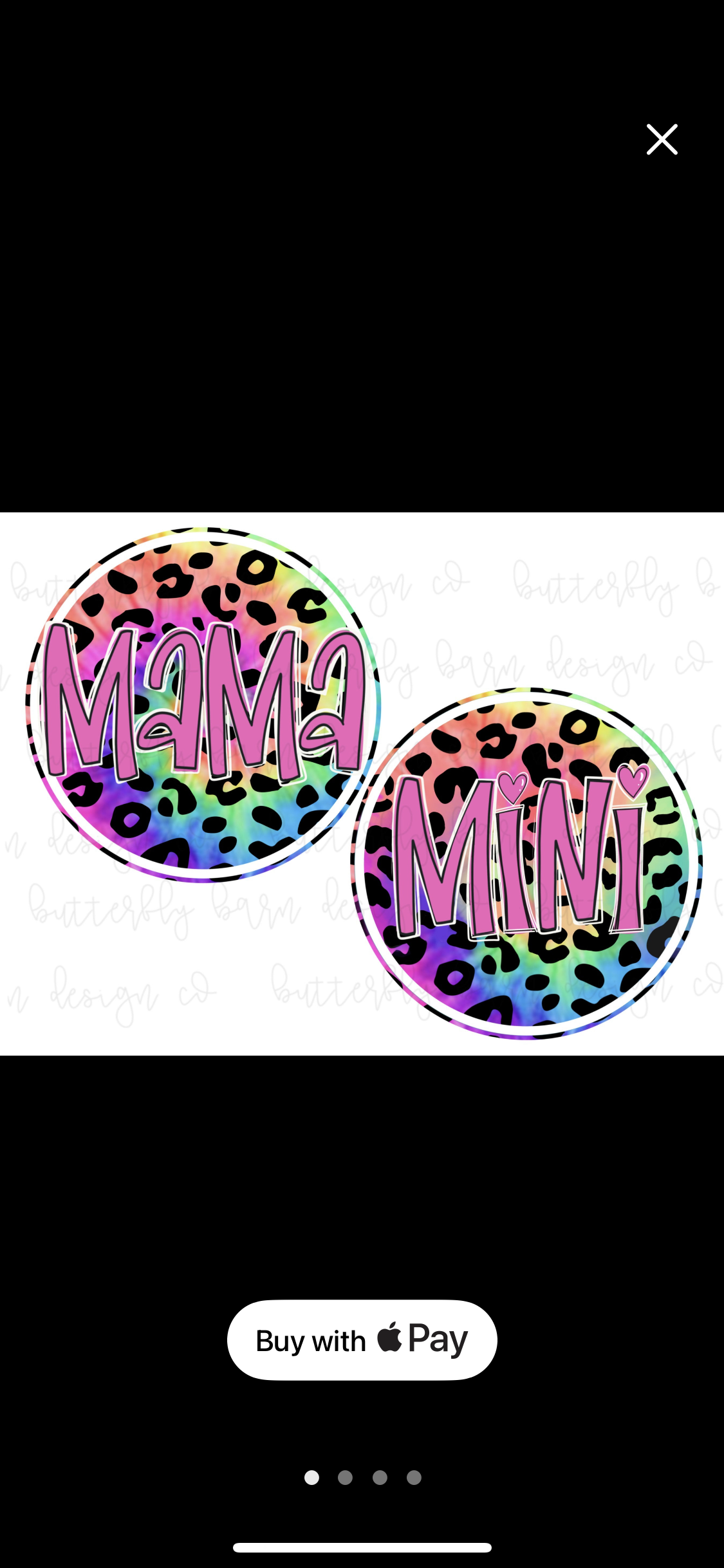Mama & Mini Neon Leopard Shirt