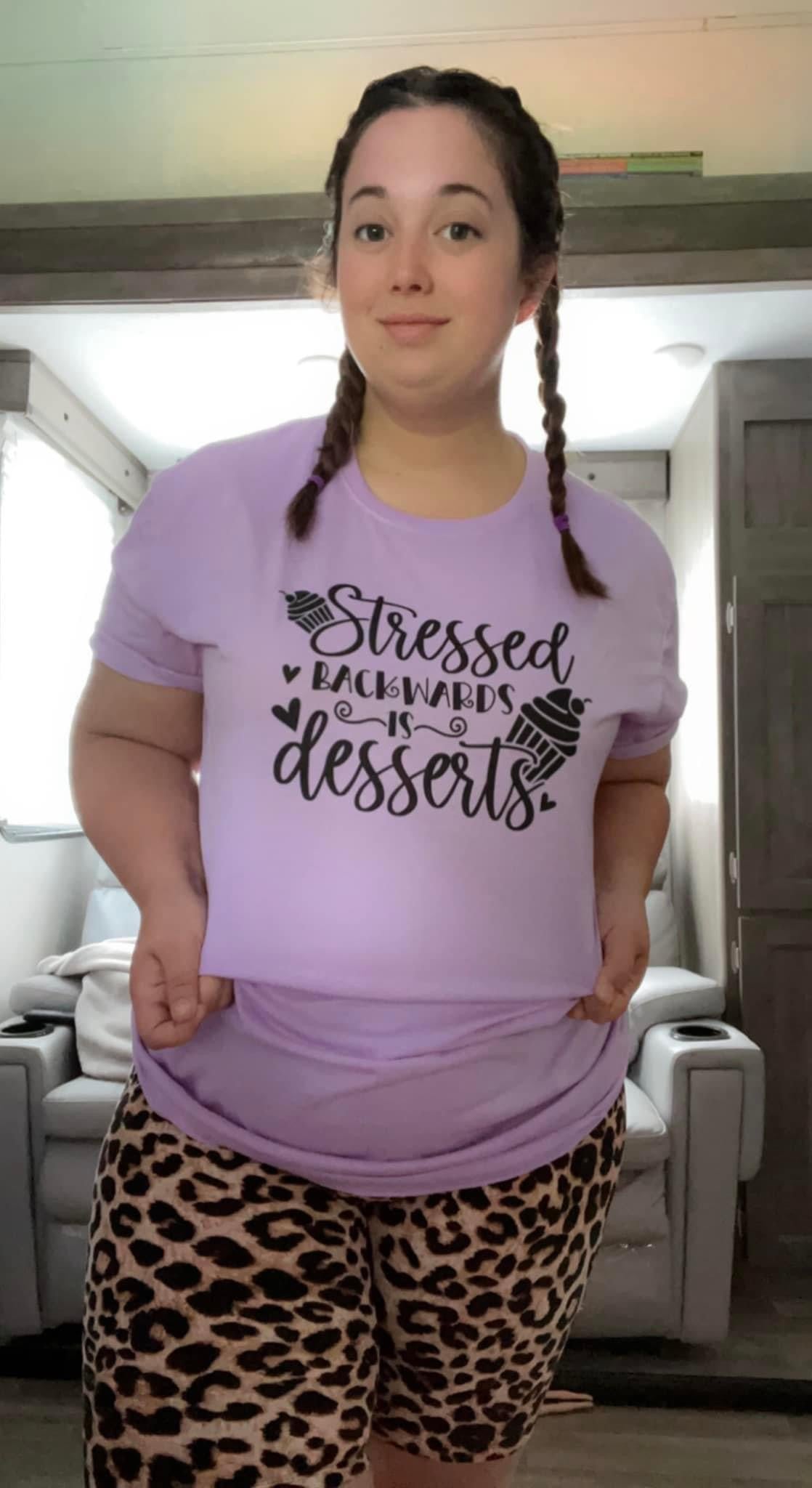 Stressed Backwards is Desserts Shirt